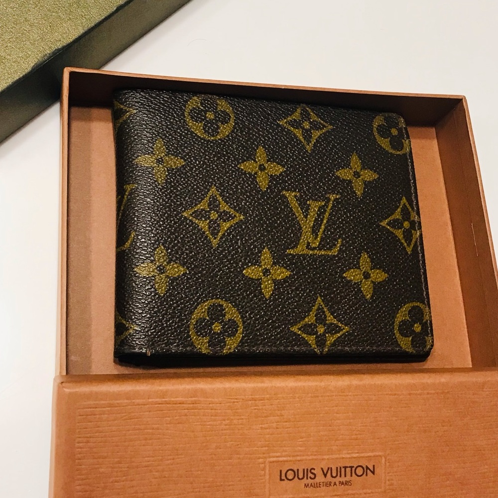 🧳 GENUINE LOUIS VUITTON Vintage Monogram Multiple Wallet